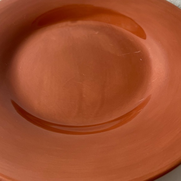 2 Pottery Barn Sausalito 12” Replacement Dinner Plate Dish Spice Terracotta Lot - Picture 4 of 6